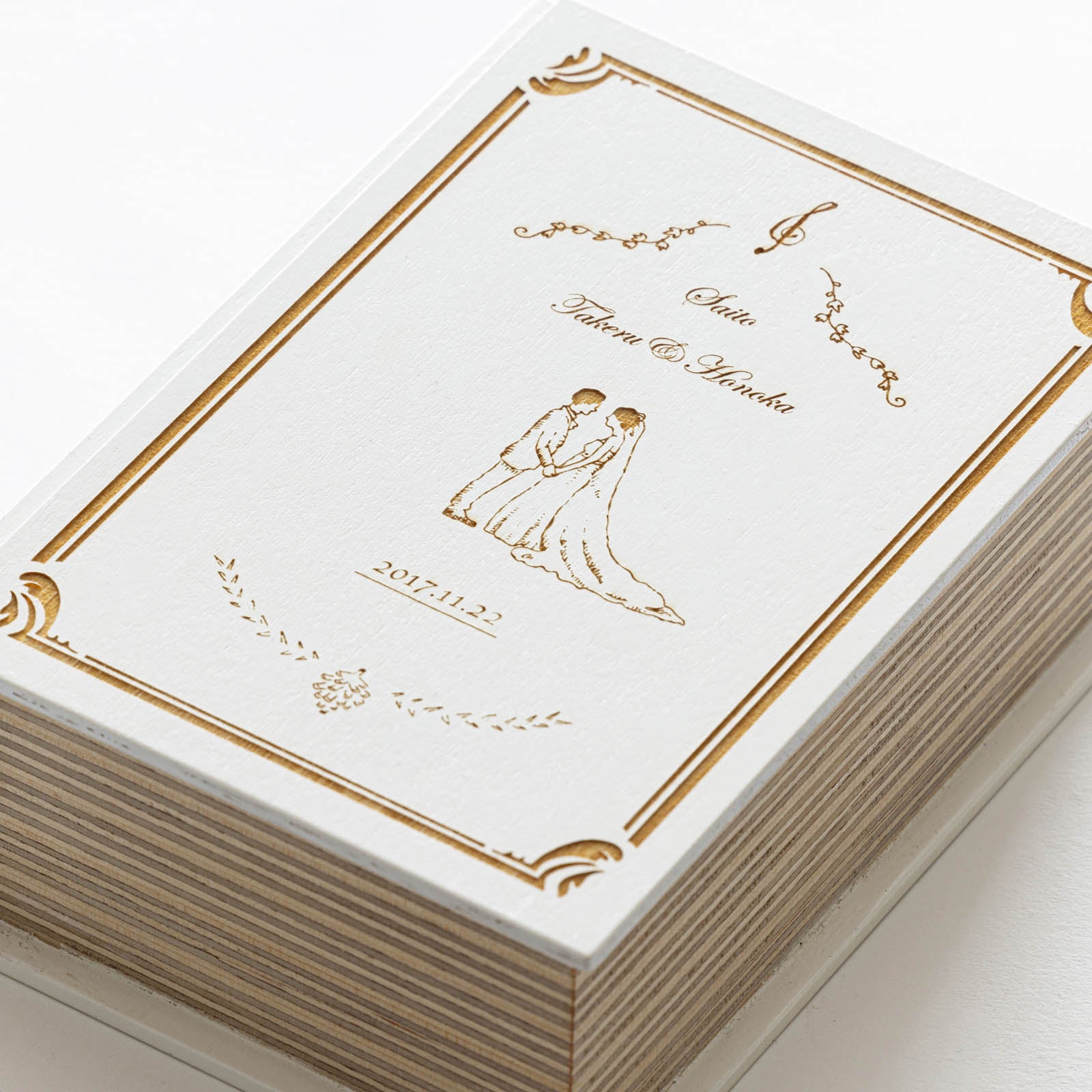 storyセット [ボックス／結婚証明書／スタンプ台セット]